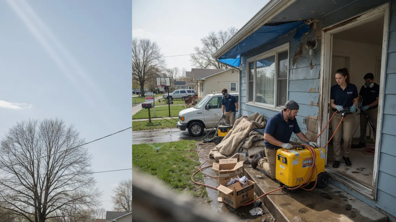 Basement Flood Cleanup in Longview, IL near me